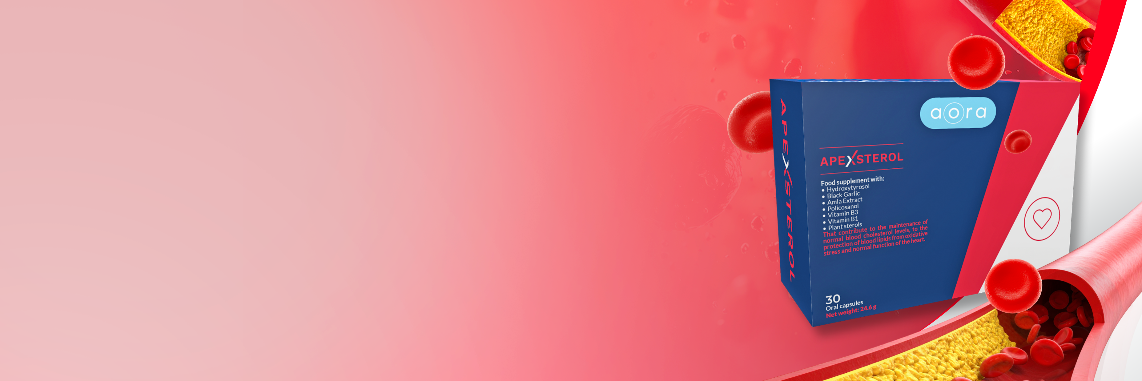 أبكستيرول – ستيرولات نباتية مع الثوم الأسود وخلاصة الزيتون لخفض الكوليسترول