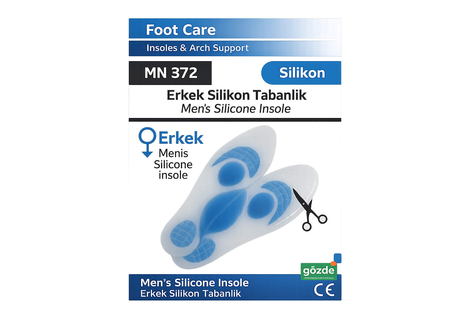 نِعال سيليكون للرجال