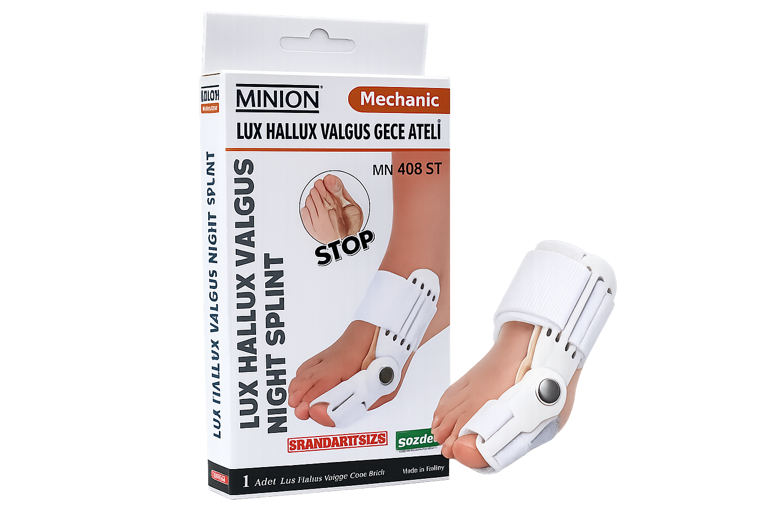 حزام ليلي لتصحيح انحراف إبهام القدم